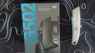 Logitech G502 Lightspeed Unboxing [upl. by Rephotsirhc]