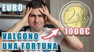 EURO CHE VALGONO UNA FORTUNA Monete Rare e Costoste in EURO [upl. by Xyno535]