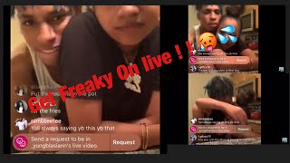 NLE Choppa and Yung Blasian get freaky on Instagram Live  Must watch [upl. by Horace]