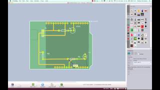 Learning Arduino Episode 013  PCB layout with Fritzing [upl. by Seaver]