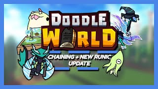 NEW Runic Island Update  Doodle World Chaining Live [upl. by Meldon]