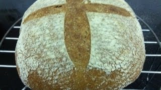 PAN DE MASA MADRE DE CENTENO CON HARINA INTEGRAL DE ESPELTA [upl. by Ennovaj]