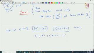 Root lengths Cartan Matrices swayamprabha CH38SP [upl. by Nosa307]