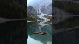 Lago di Braies  Dolomitas Itália [upl. by Braeunig]