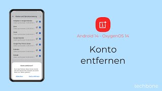 Konto entfernen  OnePlus Android 14  OxygenOS 14 [upl. by Airetal]