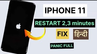 iPhone 11 restart 23 minutes panic full mic2 iPhone Random restart iphone panicfull restart [upl. by Swanhilda950]