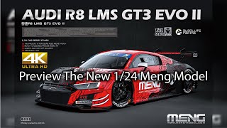 Preview Audi R8 LMS GT3 EVO II B from MENG Model [upl. by Aklim]