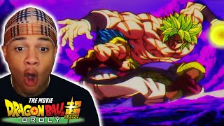 GOGETA VS BROLY  Dragon Ball Super BROLY MOVIE REACTION Part 3 [upl. by Lilllie28]