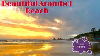 Beautiful Arambol Beach🏖️ Khubsurat Arambol Beach 🏖️ [upl. by Adnuhsed]