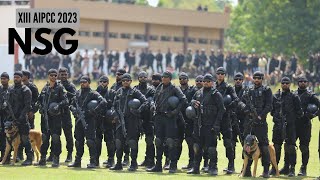 National security guard Mock Drill  AIPCC 23  Manesar [upl. by Ahseinod]