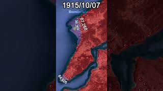 The Gallipoli Campaign WW1 Every Day With Units shorts animation map [upl. by Harewood]