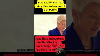 KroneSchmalz bringt es auf den Punkt Aasgeier BlackRock fallen über die Ukraine her short [upl. by Gamages807]