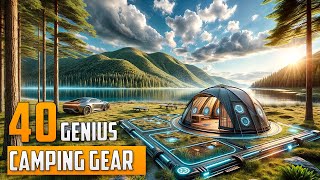 40 Genius Camping Gear amp Gadgets You Can Carry [upl. by Lindholm]