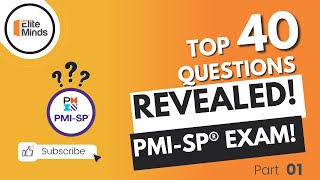 PMI SP Exam Frequently Asked Questions [upl. by Annelg]