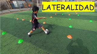 ✅13 ACTIVIDADES de LATERALIDAD a través del FÚTBOLLATERALIDADELATERALITY EXERCISES for KIDS✅ [upl. by Ecirtaeb]