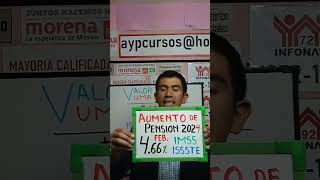 ESTE FEBRERO 2024 AUMENTO de 466 en PENSIÓN IMSS e ISSSTE UMA 10857 PESOS [upl. by Hite641]