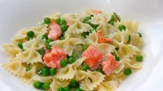 pasta met gerookte zalm [upl. by Orsay]