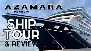 Azamara Cruises Ship Tour and Review  Azamara Pursuit [upl. by Kora592]