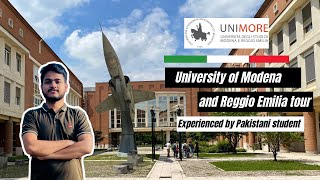 Italian University tour  University of Modena and Reggio Emilia  Italy University Vlog [upl. by Ecirp]