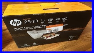 HP Deskjet 2540 Review ★★★ Setting up HP 2540 [upl. by Venu]