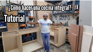 tutorial ¿como se hace una cocina integral estructuracion [upl. by Hines29]