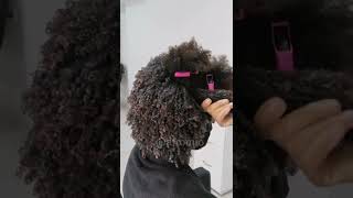 The Perfect Curly Afro Tutorial  4C Natural Hair [upl. by Cate]