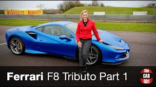 Ferrari F8 Tributo and its V8 ENGINE and aerodynamic styling Part 1 of 2 [upl. by Alor]