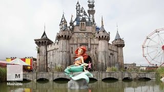 Behold Dismaland Inside Banksys DisneylandInspired Theme Park  Mashable News [upl. by Blas]