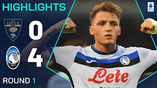 LECCEATALANTA 04  HIGHLIGHTS  New signings on target for Atalanta  Serie A 202425 [upl. by Mayes]