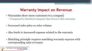 Accounting  Warranty Expense and Liability  Severson [upl. by Assilaj]