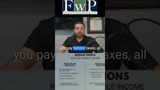 How Deductions Effect Your Tax Bill money finance taxes [upl. by Anuayek]