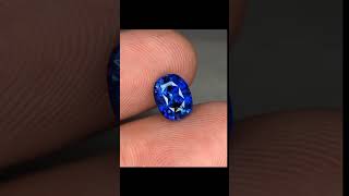 Beautiful natural blue sapphire ytshorts gemsstock youtubeshorts viralshort millionviews [upl. by Scotney]