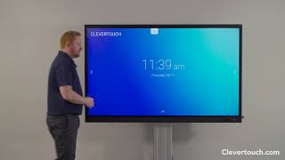 Clevertouch  IMPACT and IMPACT Plus Lock Screens [upl. by Eimarej967]