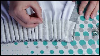 How to Hang Pencil Pleat Curtains  Step by Step Guide [upl. by Enined]