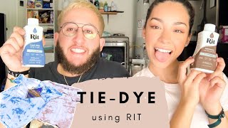 How to TIE DYE with RIT [upl. by Siuqramed]