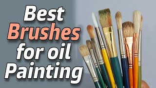 Best brushes for oil painting oil painting k liye konsi brushes use kare [upl. by Otsuj]