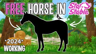 HOW TO GET A FREE HORSE IN STAR STABLE 2024 WORKING [upl. by Hendel]