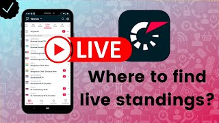 Where to find live standings on Flashscore [upl. by Polk]