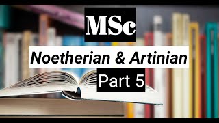 Noetherian and Artinian part 5  Mathematise Yourself [upl. by Landahl509]