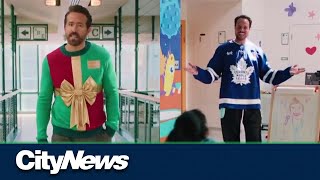 Ryan Reynolds and Auston Matthews team up for SickKids holiday campaign [upl. by Teplitz91]