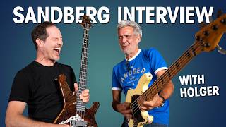 Sandberg talk with founder Holger Stonjek  Thomann 70th anniv models Bass Configurator [upl. by Bulley]