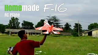 RC Plane F16 depron homemade [upl. by Ericksen908]