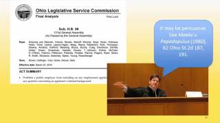 Ohio Legislative History Part I [upl. by Traver]