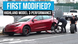 First Modified 2024 Tesla Model 3 Performances  Day 1 Review and Teardown [upl. by Mikol]