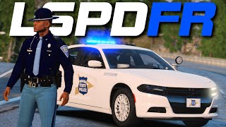 Suspects Constantly Flee From Indiana State Police  GTA 5 LSPDFR [upl. by Vrablik368]