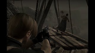 Resident Evil 4  The sounds of the Ganados Falling [upl. by Htabazile]