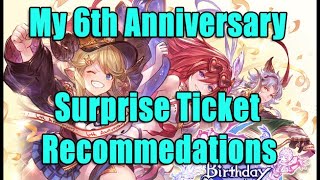 My 6th Anniversary Surprise Ticket Recommendations [upl. by Wolfy]