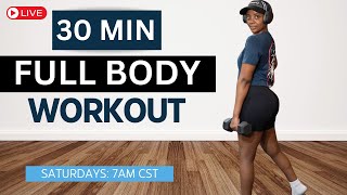 30 MIN FULL BODY WORKOUT  dumbbell at Home  Strength Training [upl. by Notlok655]