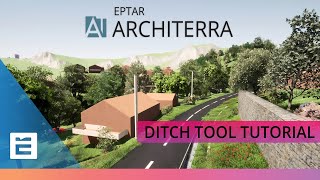 Architerra Plus  Ditch tool tutorial [upl. by Enyallij216]