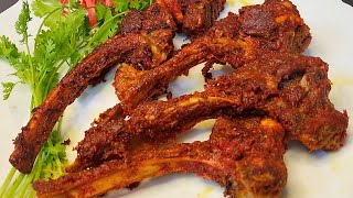 बकरा ईद 2023 स्पेशल मटन चाप फ्राई  quick mutton starter simple and tasty lamb chops fry  मटन चाप [upl. by Rollet]